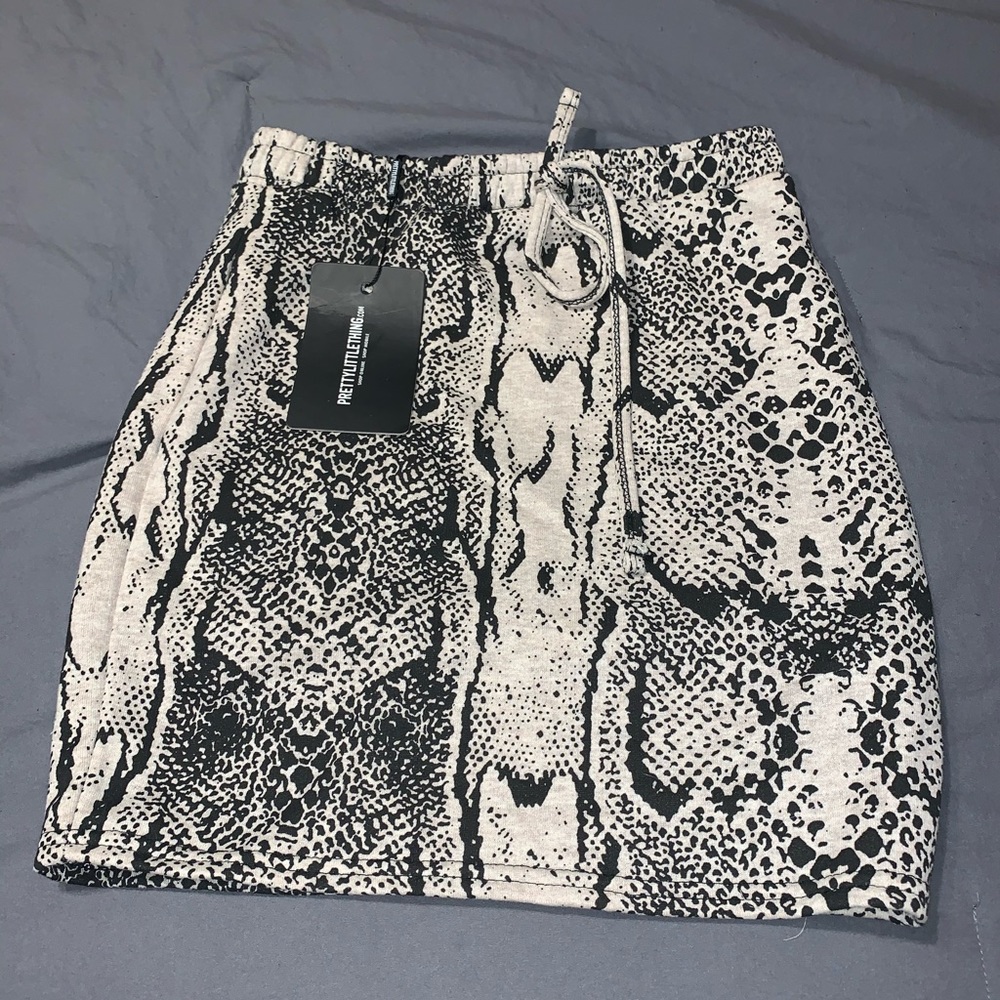 Snakeskin skirt